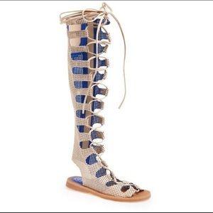 Jeffrey Campbell Ibiza Olympus Over Knee Sandals